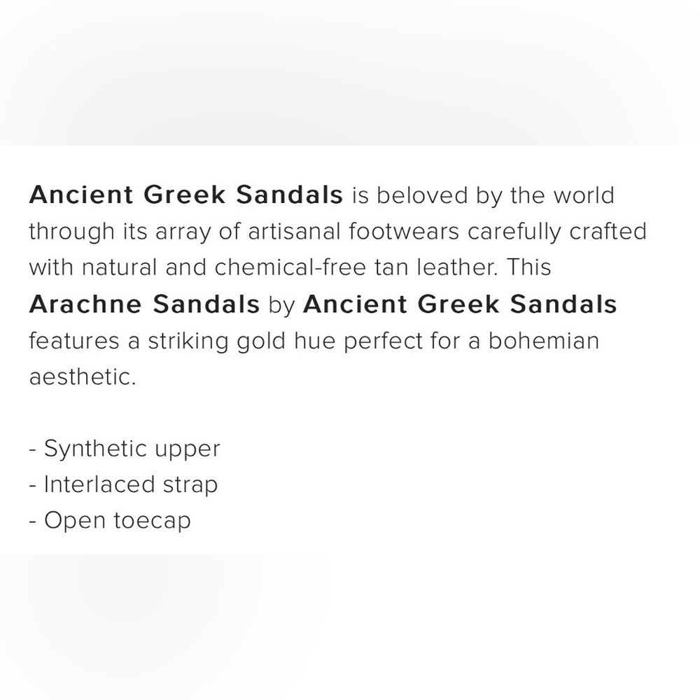 Ancient Greek Sandals Arachne Braided Raffia Slide Sandals NWT - Picture 12 of 12